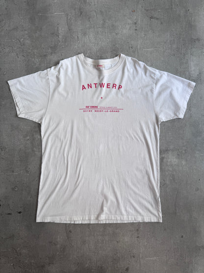 S/S 2020 Raf Simons Antwerp Tour Graphic Tee