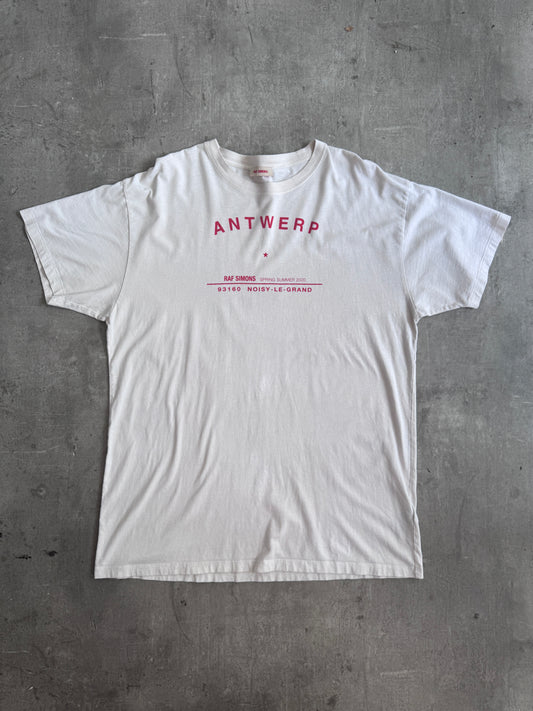 S/S 2020 Raf Simons Antwerp Tour Graphic Tee