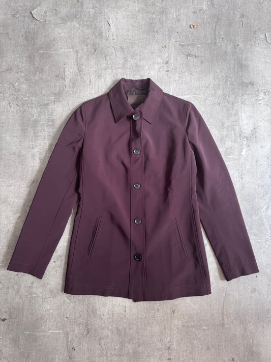 Prada Coffee Brown Nylon Chore Jacket