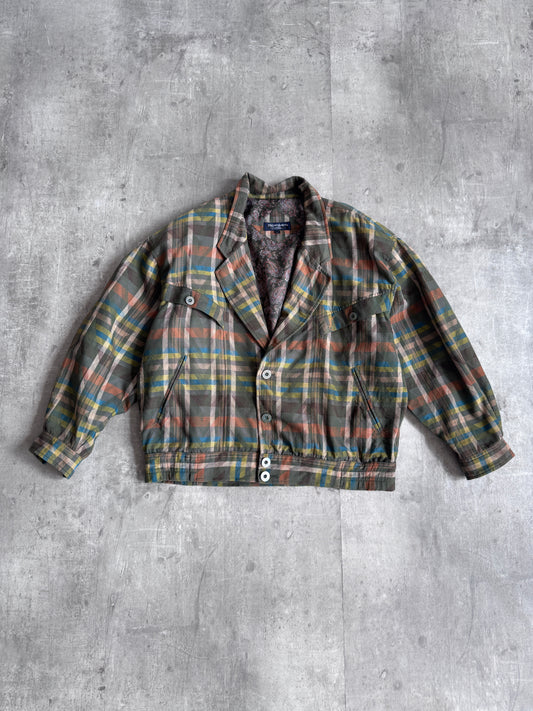 YSL Green Tartan Blazer