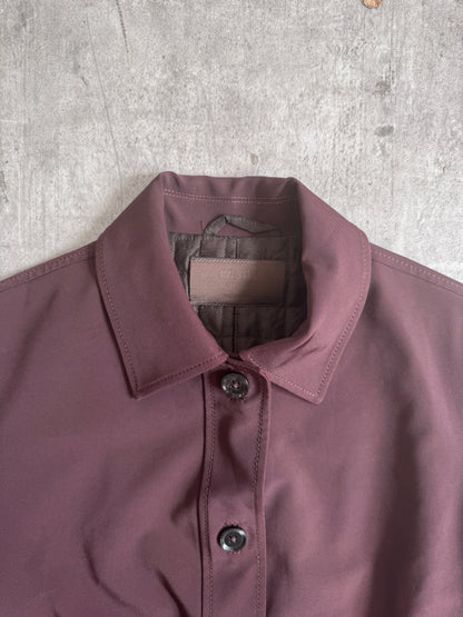 Prada Coffee Brown Nylon Chore Jacket