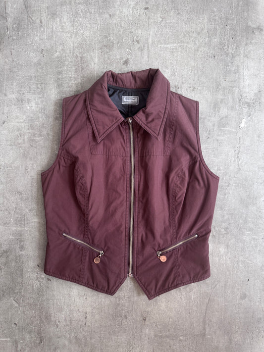 Fendi Fendissime Penny Zip Tailored Waistcoat