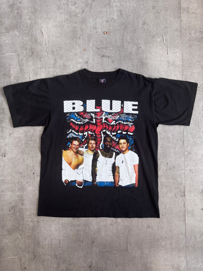 2000's Blue Union Jack Official Tour Promo Tee