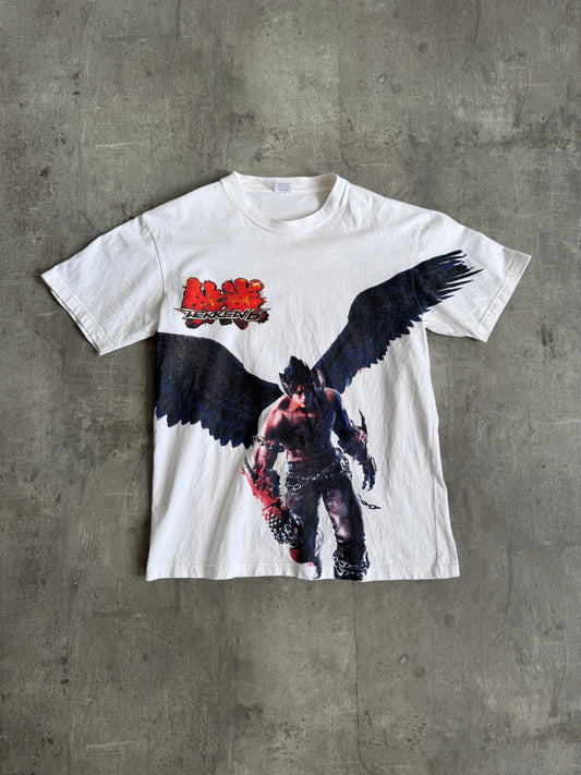 00s Tekken 6 White Graphic Tee