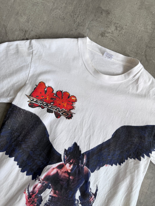 00s Tekken 6 White Graphic Tee
