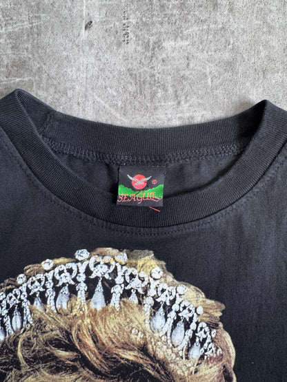 1990's Princess Diana Black Memorial Single Stitch Tee