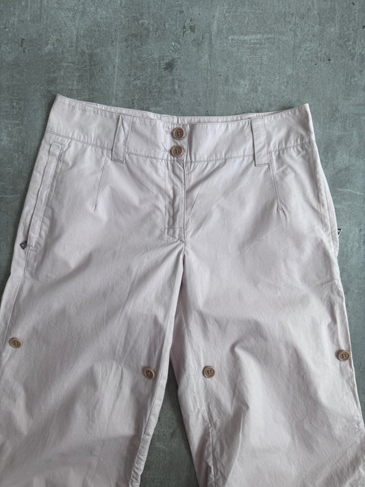 Prada Baby Pink Cargo Adjustable Capris