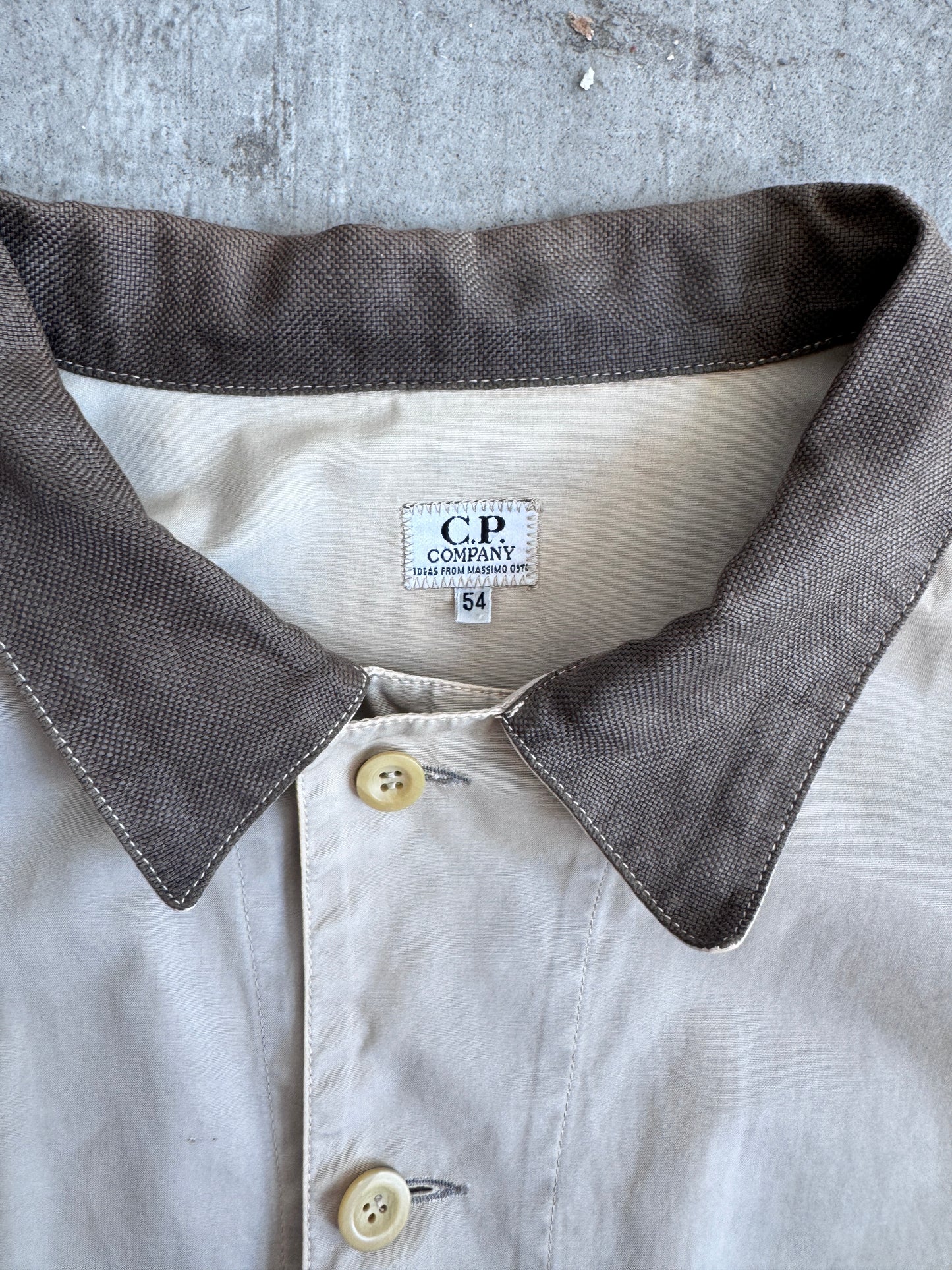S/S 1989 C.P. Company Contrast Collar Chore Jacket
