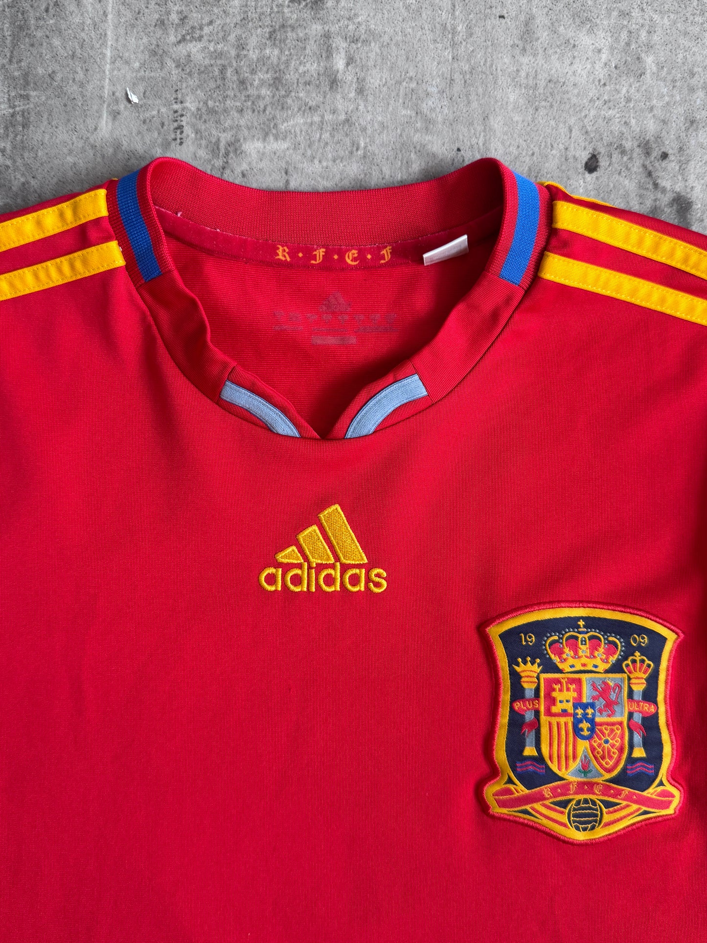 2010 Spain x Adidas Home Football Shirt