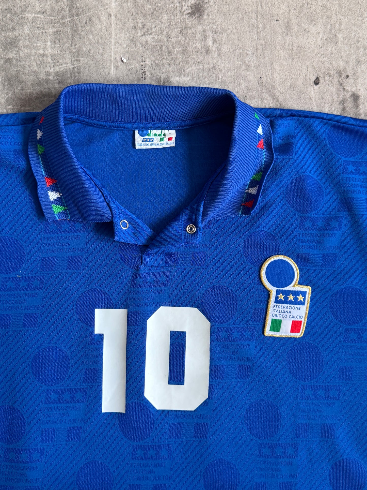 1994 Italy x Diadora "10" Home Football Shirt