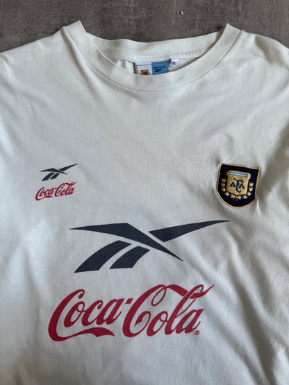 1999 Argentina x Reebok Coca Cola LS Football Tee