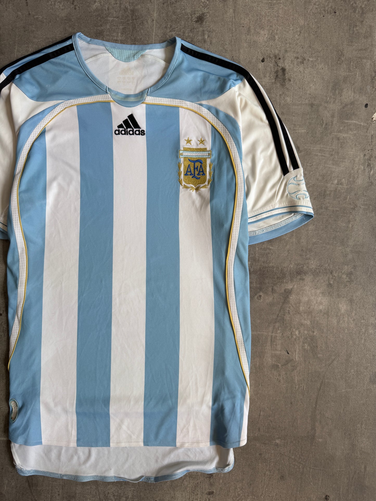 2006 Argentina x Adidas Home Football Shirt