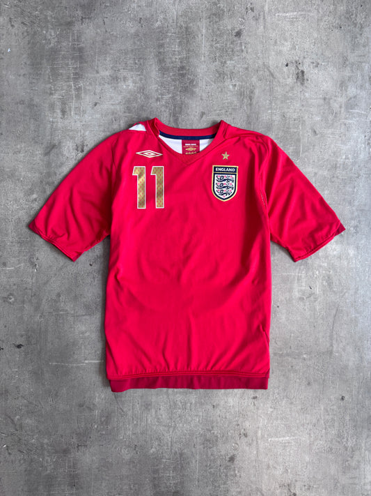 2006-2008 England x Umbro "Cole 11" Away Shirt