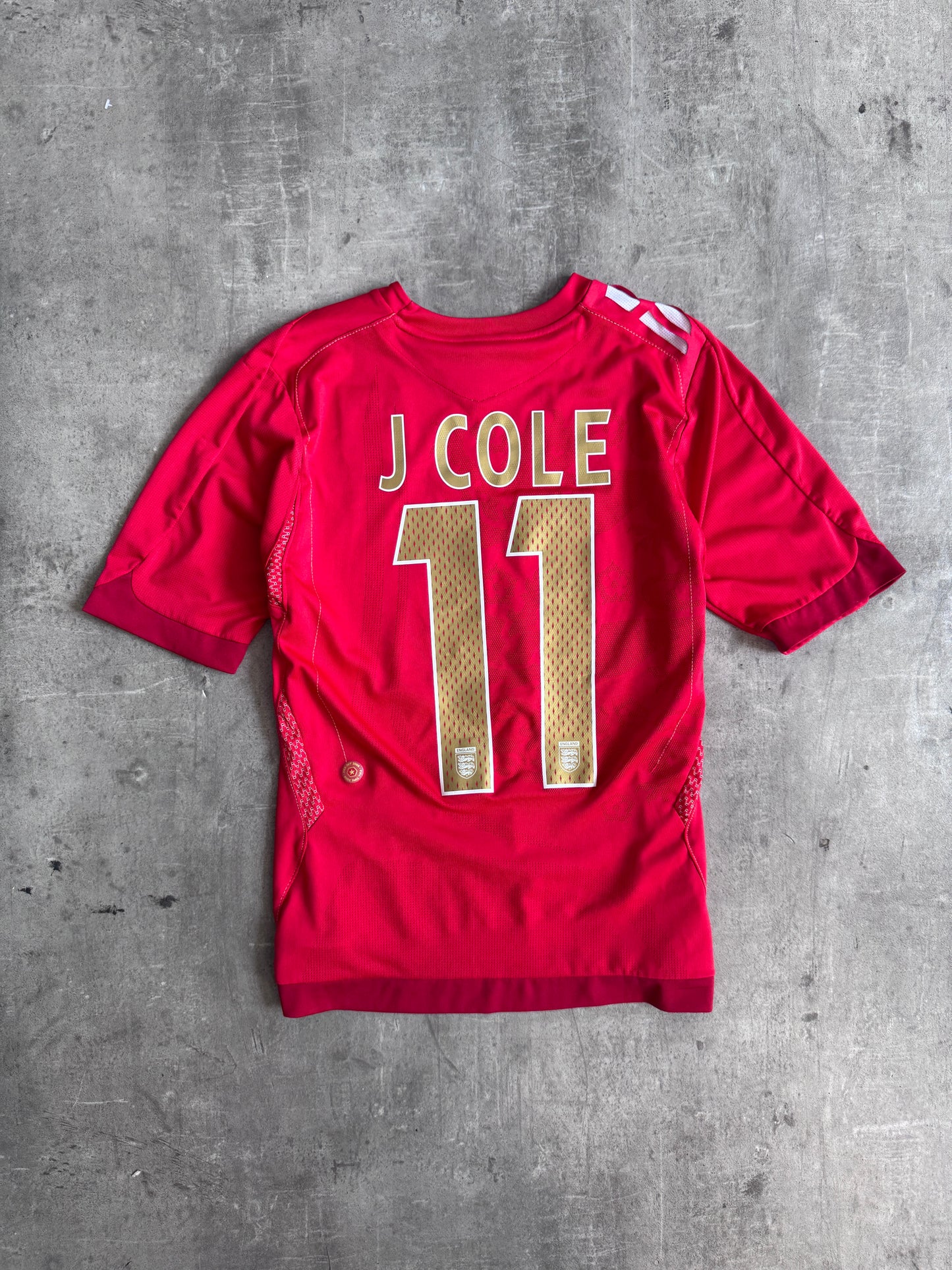 2006-2008 England x Umbro "Cole 11" Away Shirt
