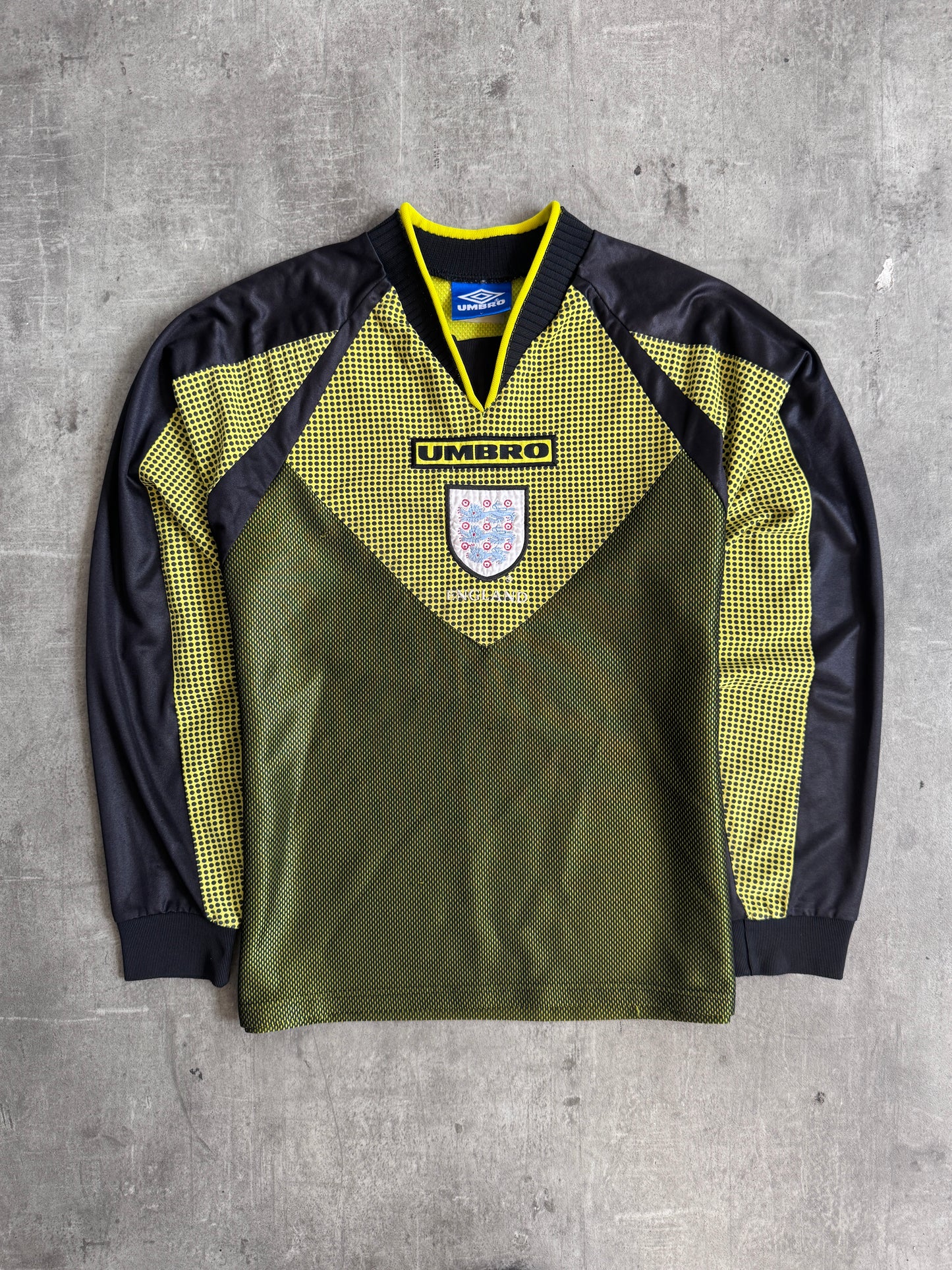 1998-1999 England x Umbro Goalkeeper Football Shirt