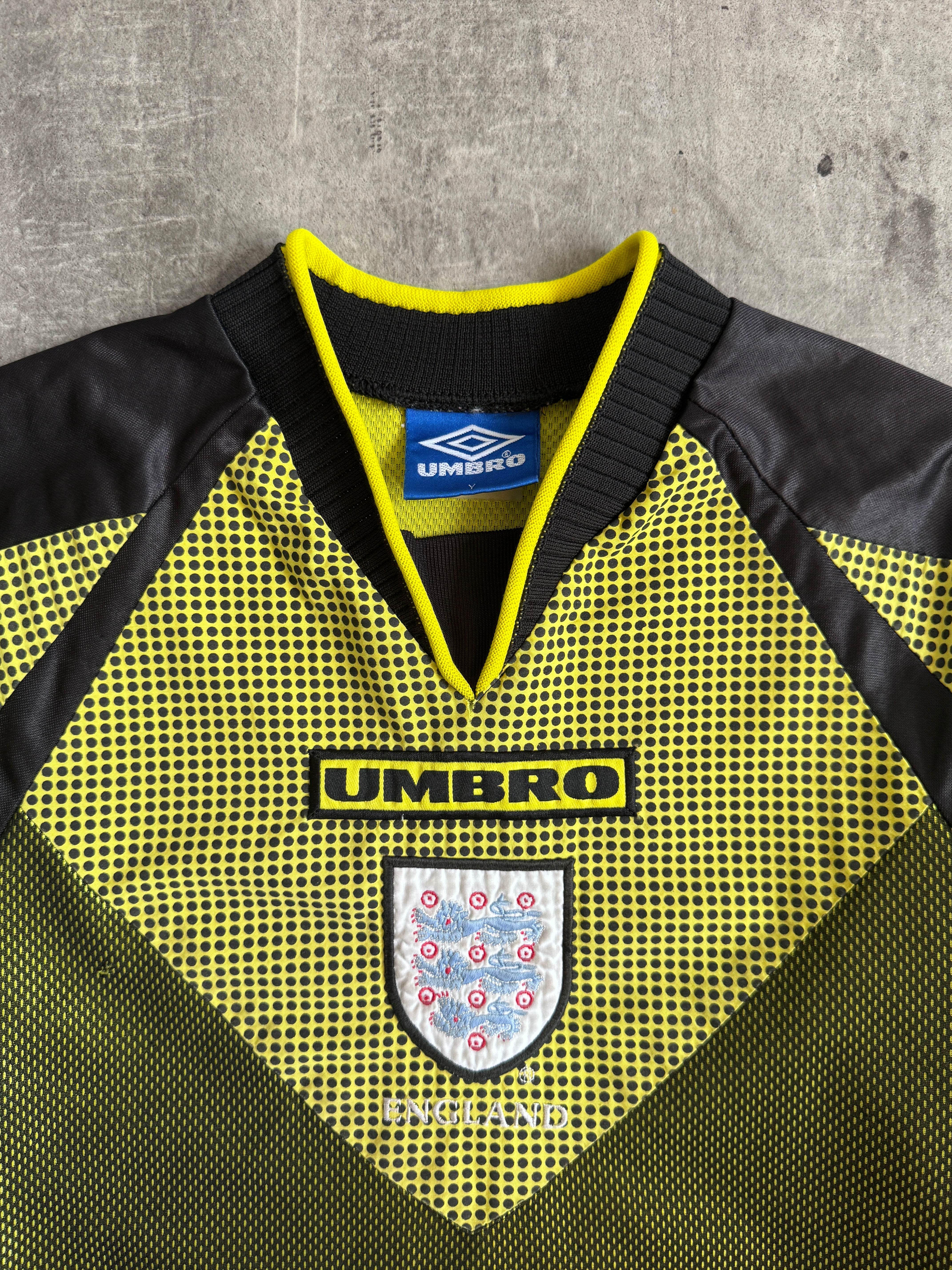 1998-1999 England x Umbro Goalkeeper Football Shirt – Vintage