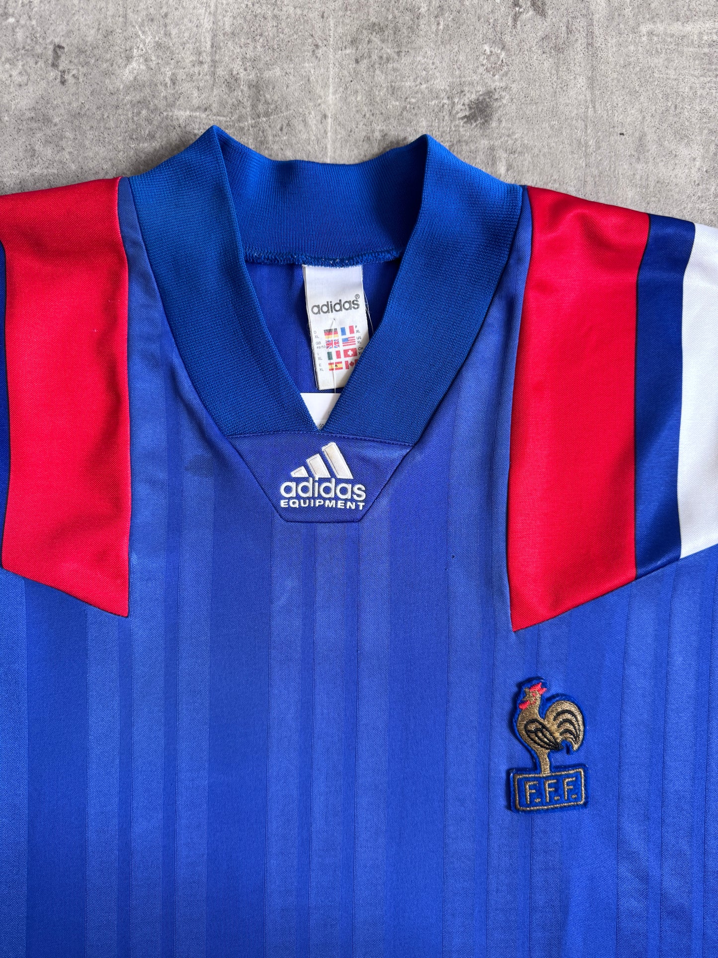 1992-94 France Adidas Home Football Shirt