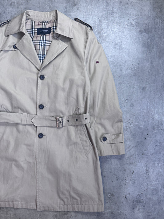 Burberry Embroidered Emblem Trench Coat