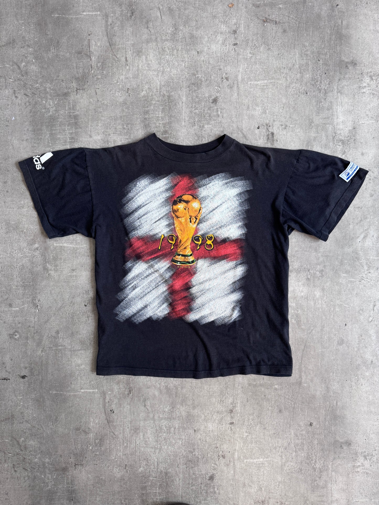 Adidas x France WC98 Black Graphic Tee