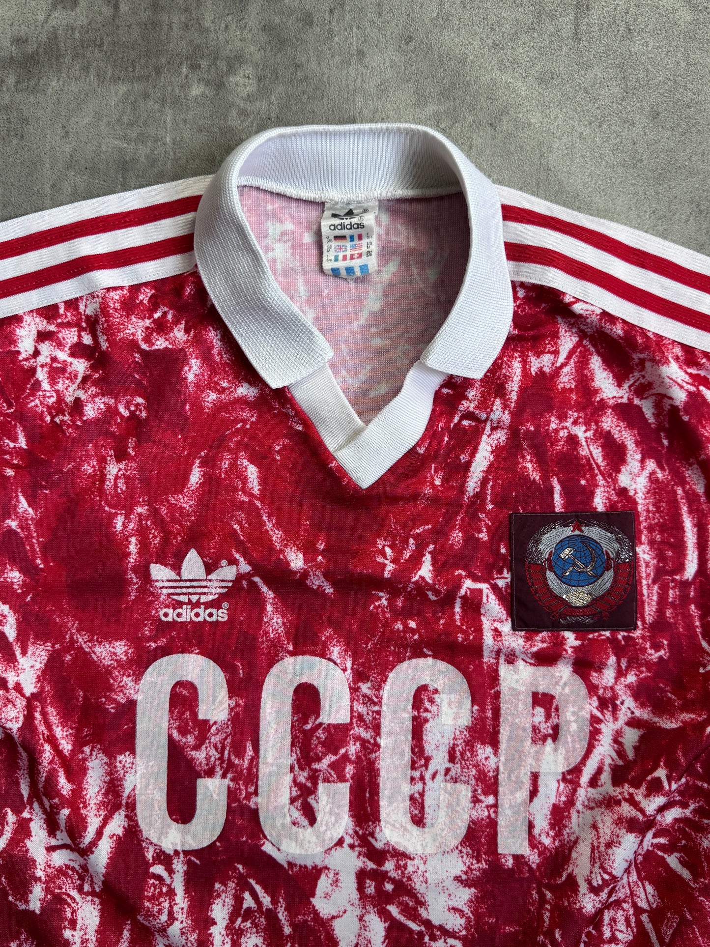 1989-1991 Soviet Union Adidas Home Football Jersey