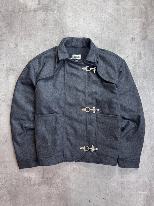 VT Rework: Fireman Clasp Grey Wool Blouson