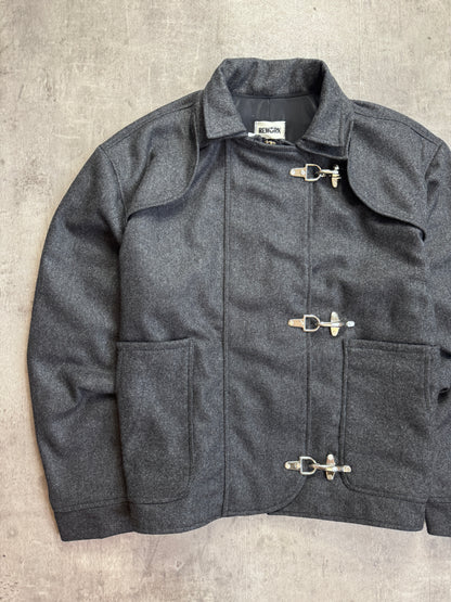 VT Rework: Fireman Clasp Grey Wool Blouson