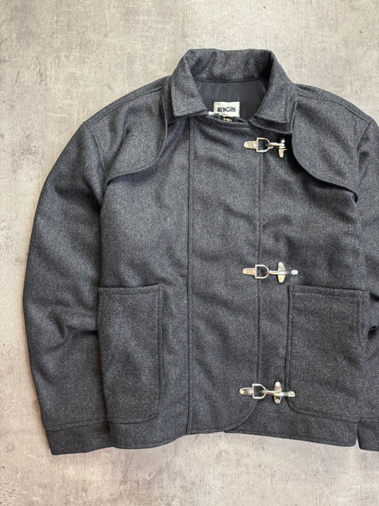VT Rework: Fireman Clasp Grey Wool Blouson