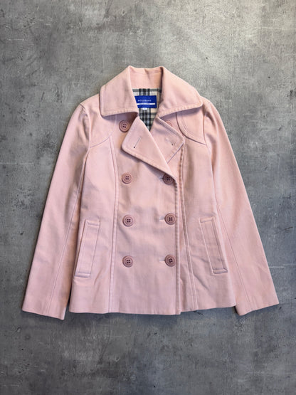 Burberry Baby Pink Wool Peacoat