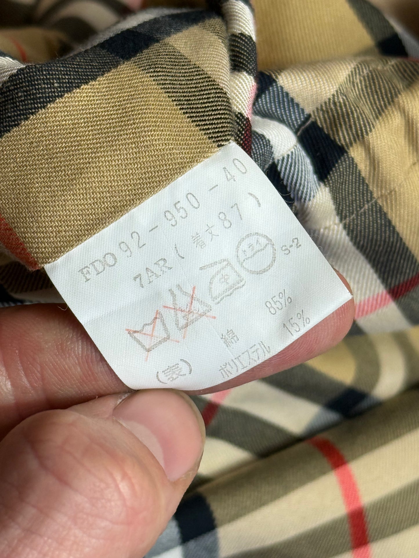 Burberry Camel Nova Check Lined Cinch Waist Midi Trench