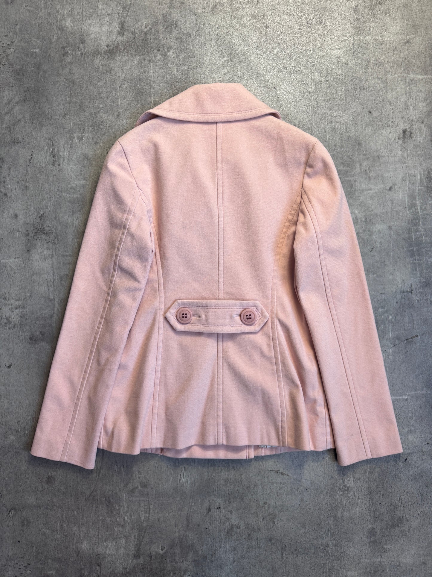 Burberry Baby Pink Wool Peacoat
