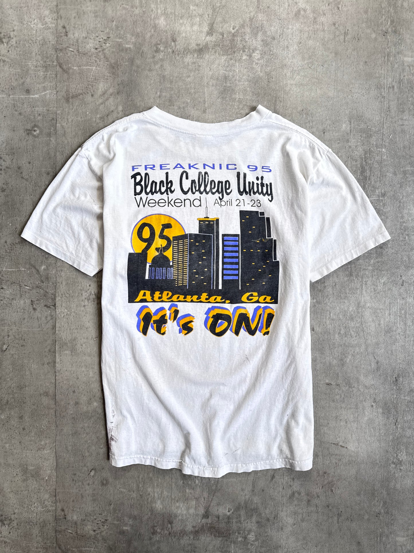 1995 Freaknik Atlanta Graphic Rap Single-Stitch Tee