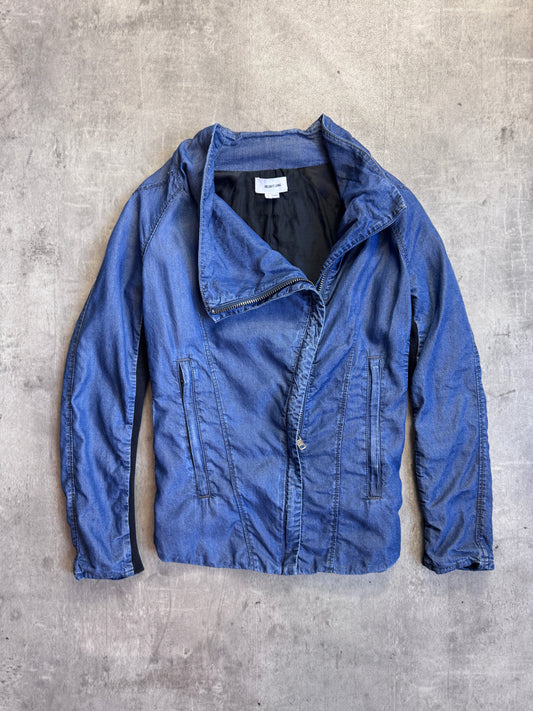 Helmut Lang Denim Anatomical Wrap Closure Jacket