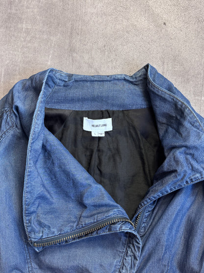 Helmut Lang Denim Anatomical Wrap Closure Jacket