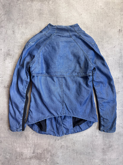 Helmut Lang Denim Anatomical Wrap Closure Jacket