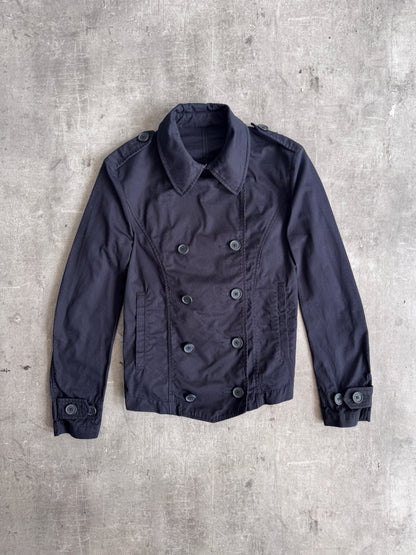 PPFM Black Double Breasted HBT Short Military Blouson