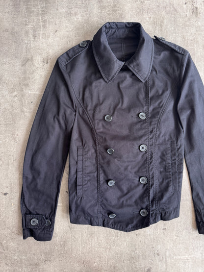 PPFM Black Double Breasted HBT Short Military Blouson