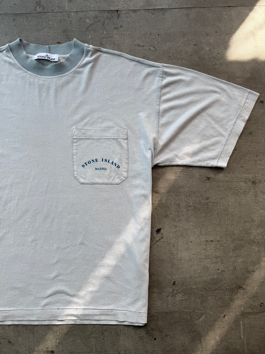 S/S 2023 Stone Island Marina Washed Pocket Tee