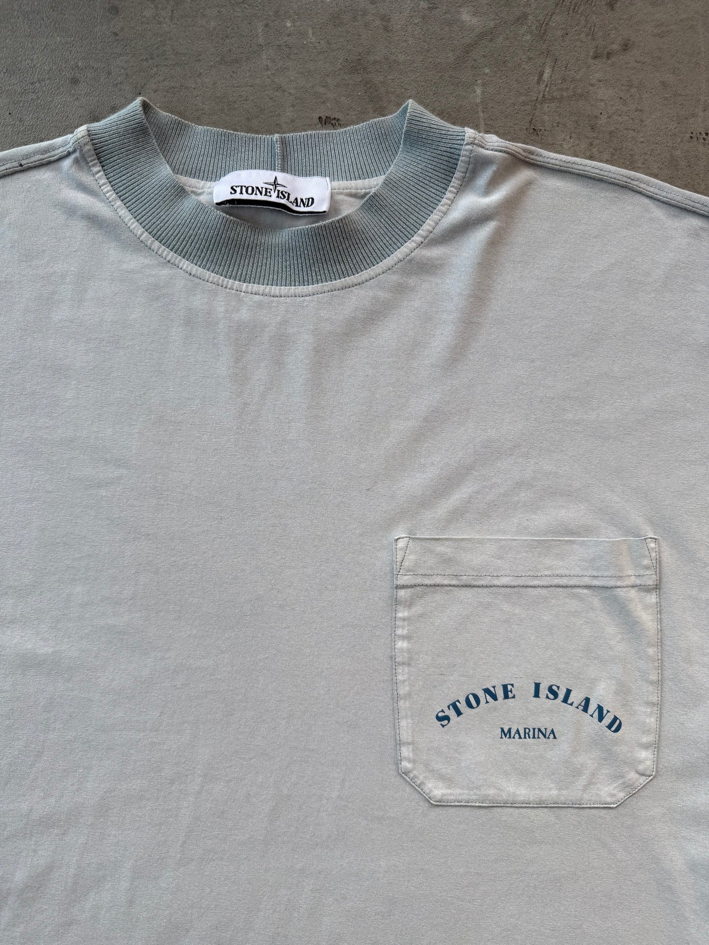 S/S 2023 Stone Island Marina Washed Pocket Tee