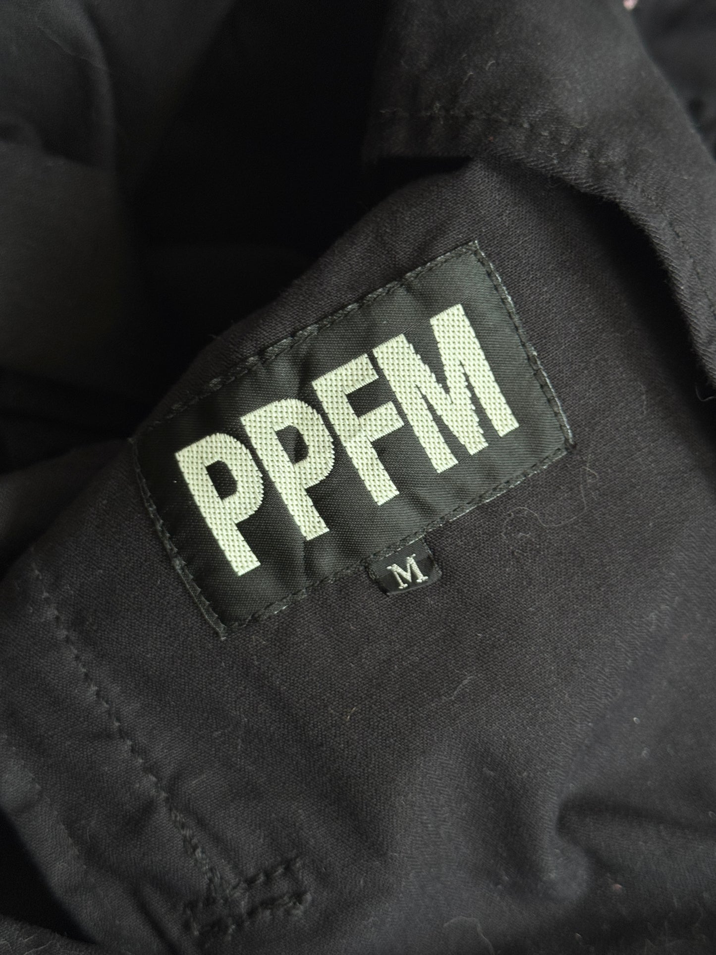 PPFM Black Double Breasted HBT Short Military Blouson