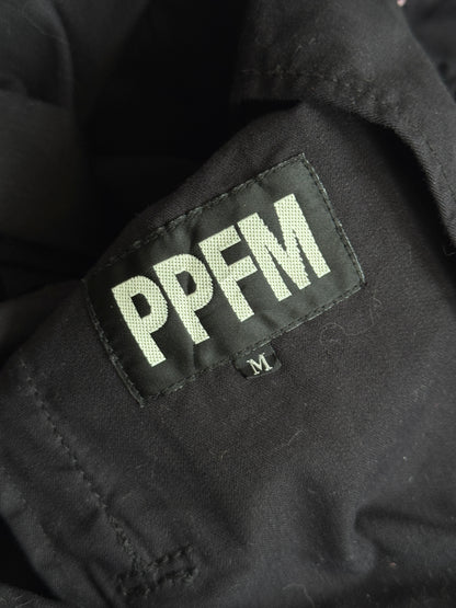 PPFM Black Double Breasted HBT Short Military Blouson