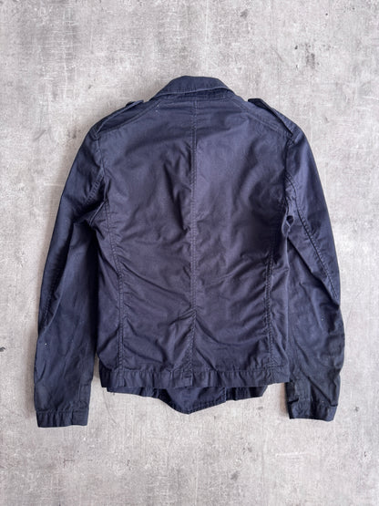 PPFM Black Double Breasted HBT Short Military Blouson