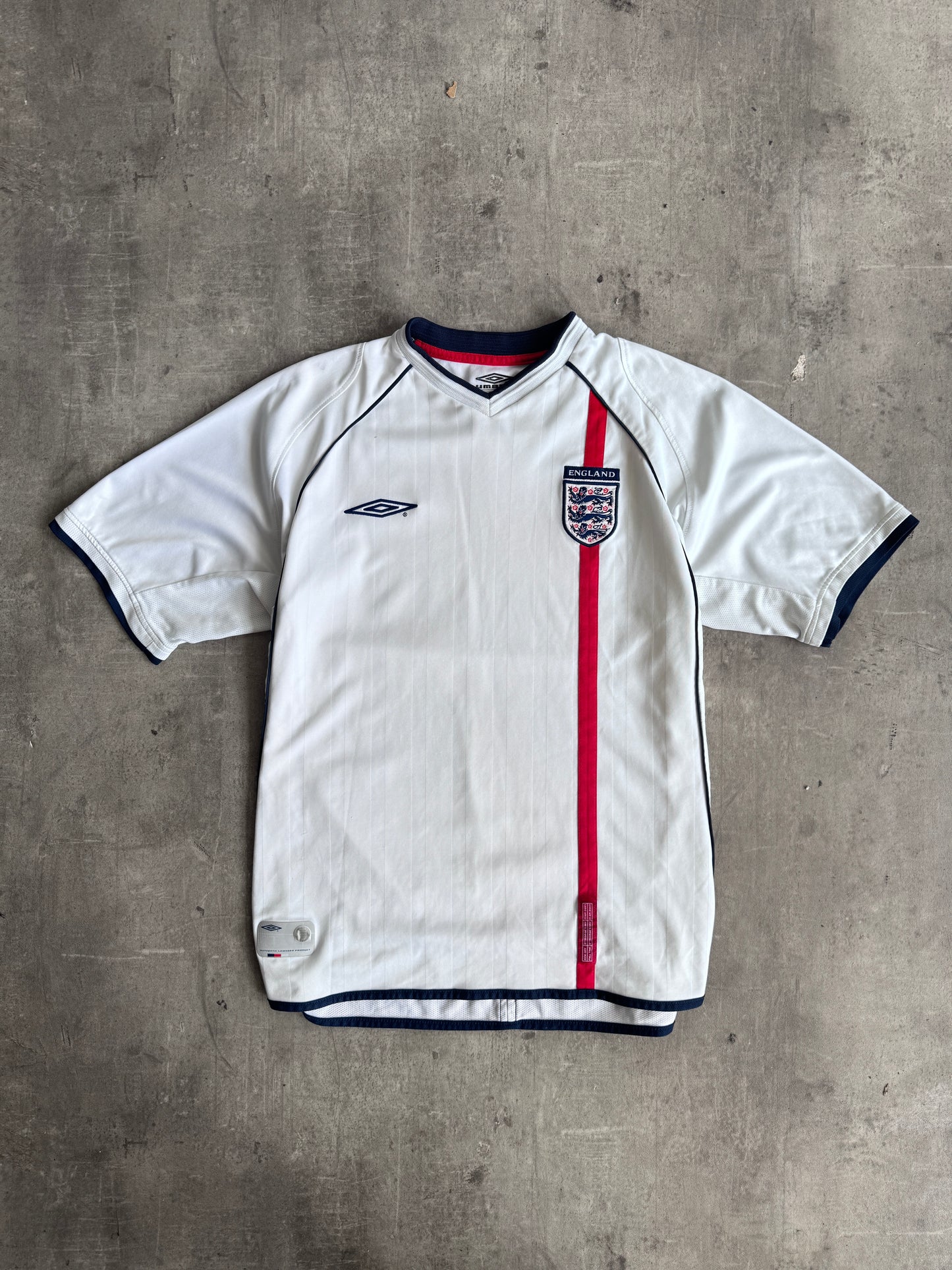 2001-02 England Umbro Home Football Shirt