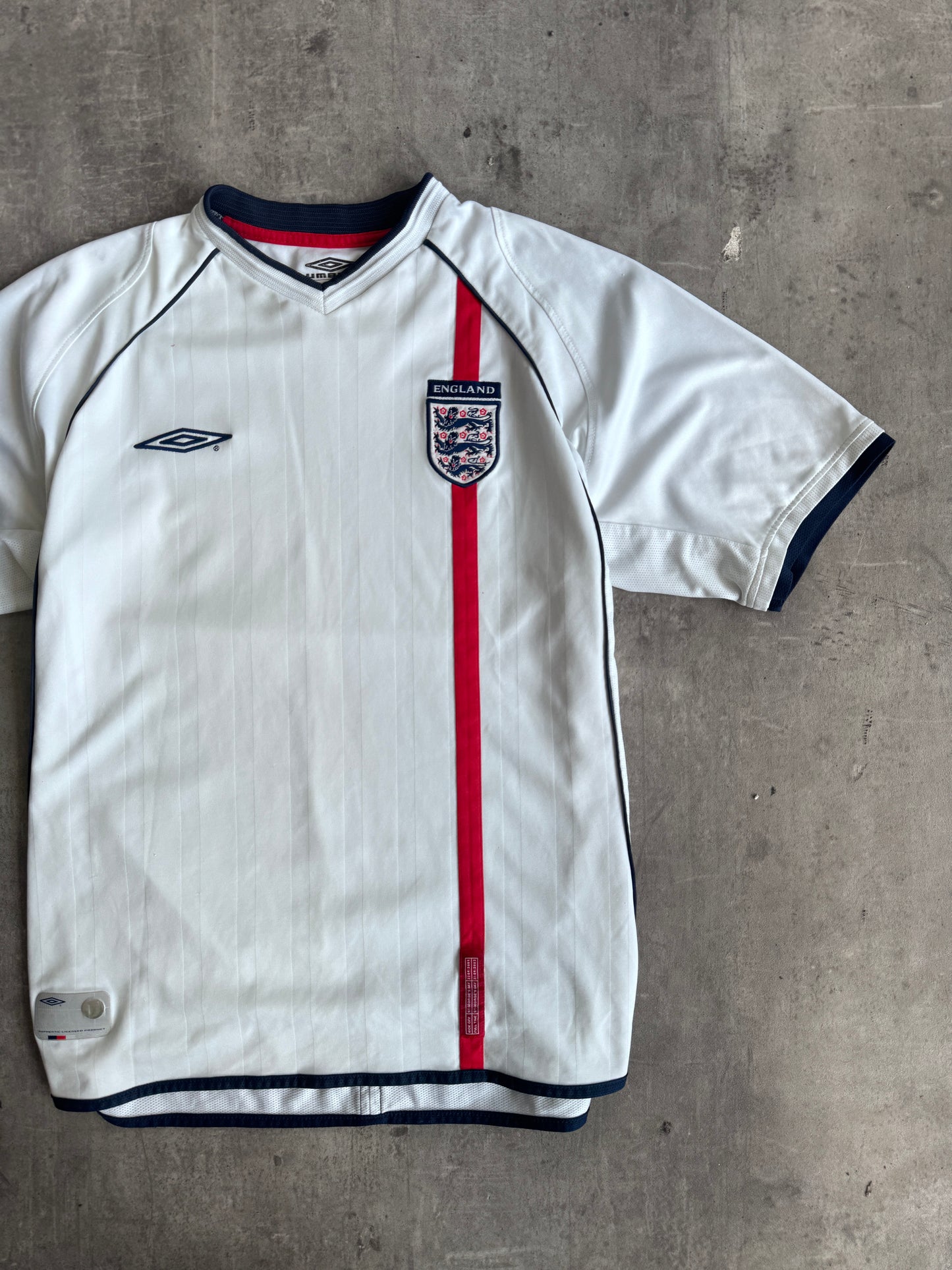 2001-02 England Umbro Home Football Shirt