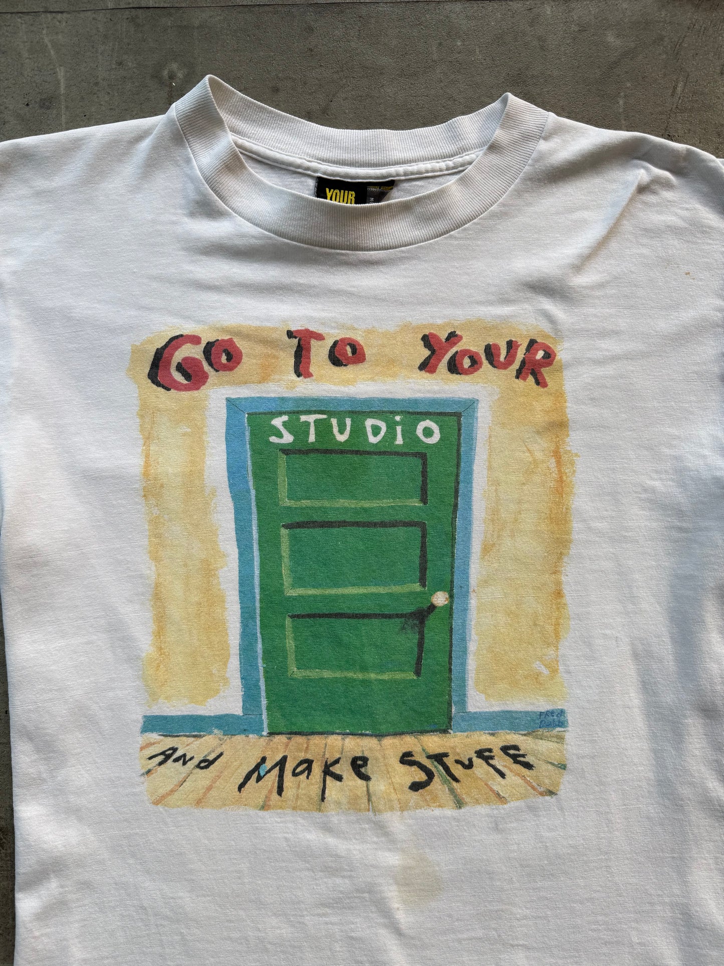 1990s Fred Babb Single Stitch Graphic Tee