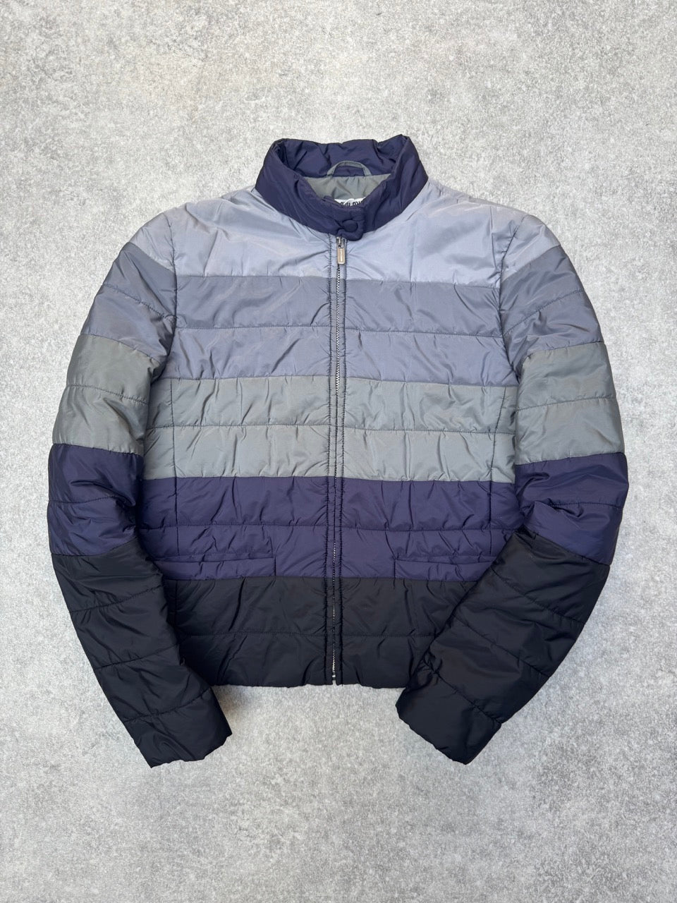 Miu Miu Striped Puffer Jacket