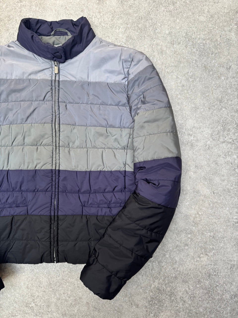 Miu Miu Striped Puffer Jacket