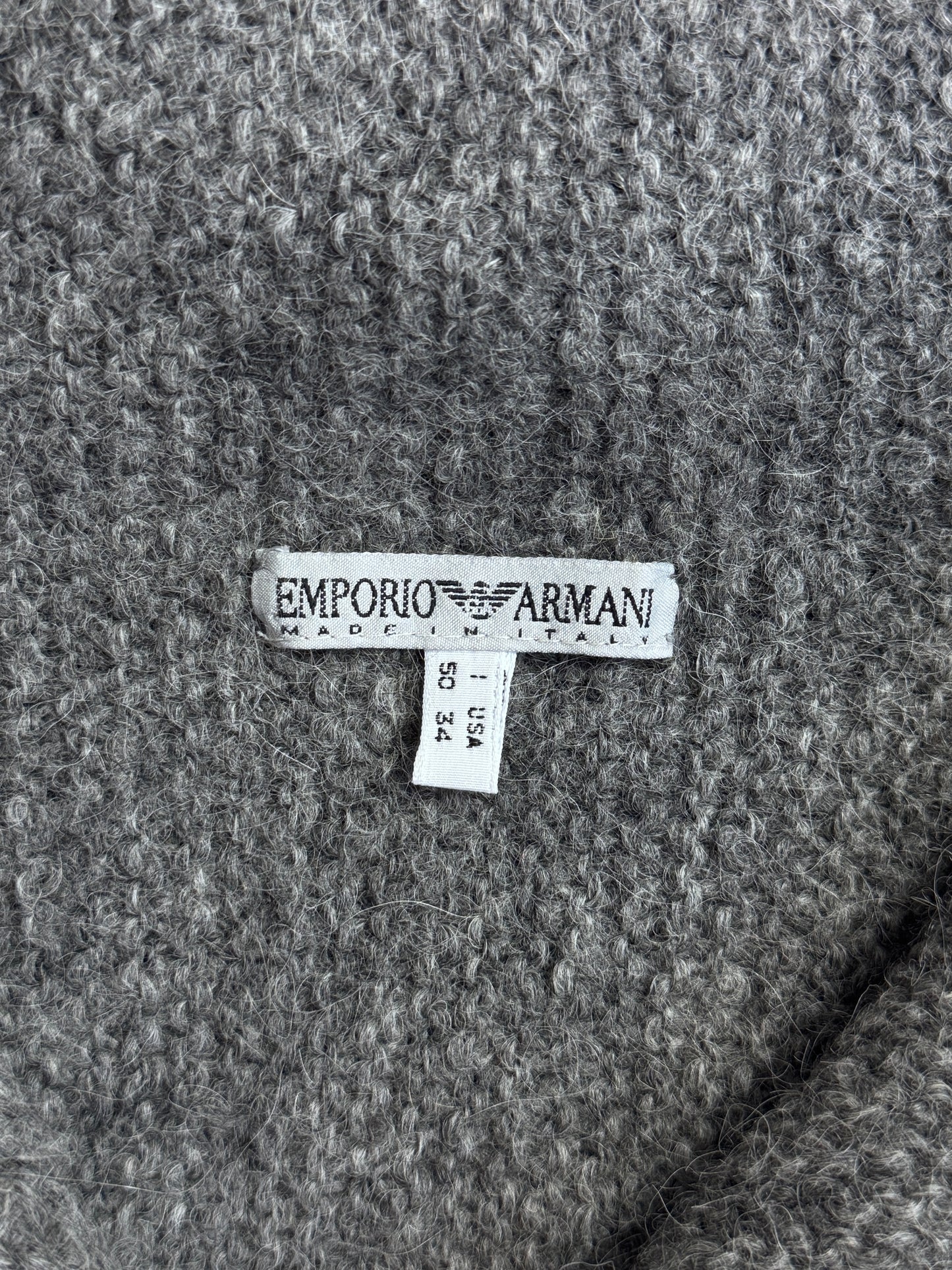 1990's Emporio Armani Mohair Button Closure Sweater