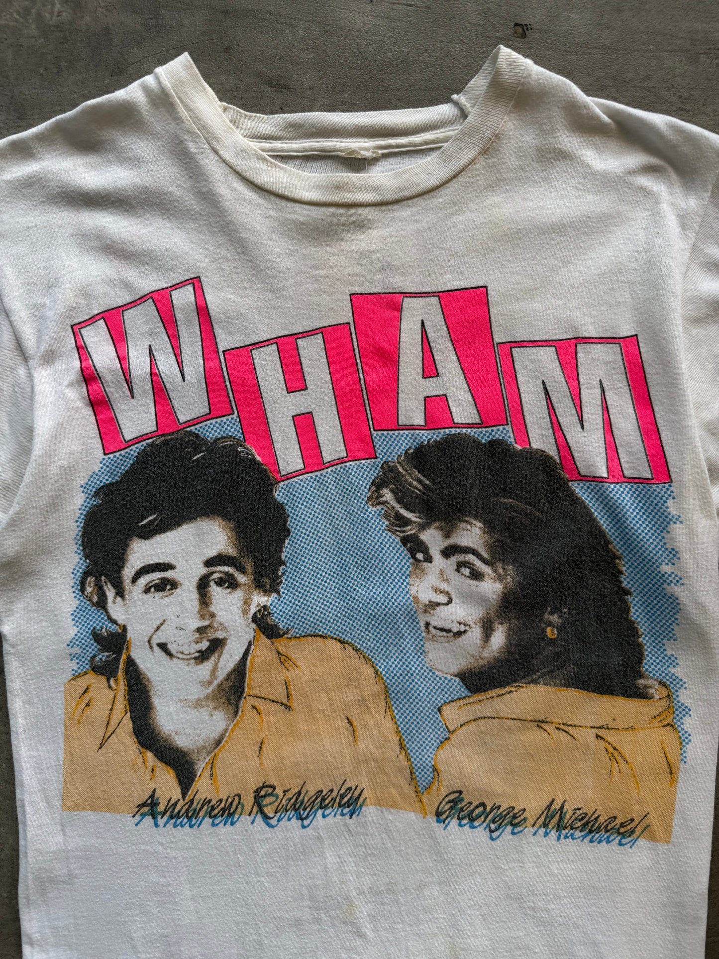 1985 WHAM! on Tour Graphic Tee