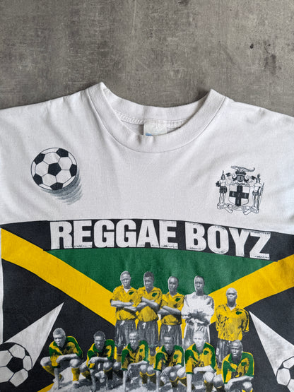 1998 France World Cup 'Reggae Boyz' Jamaica Graphic Tee