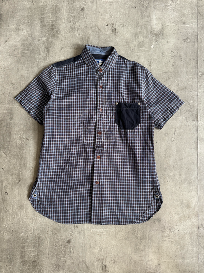 Junya Watanabe MAN By Comme Des Garcons Grid Check Patchpocket SS Shirt